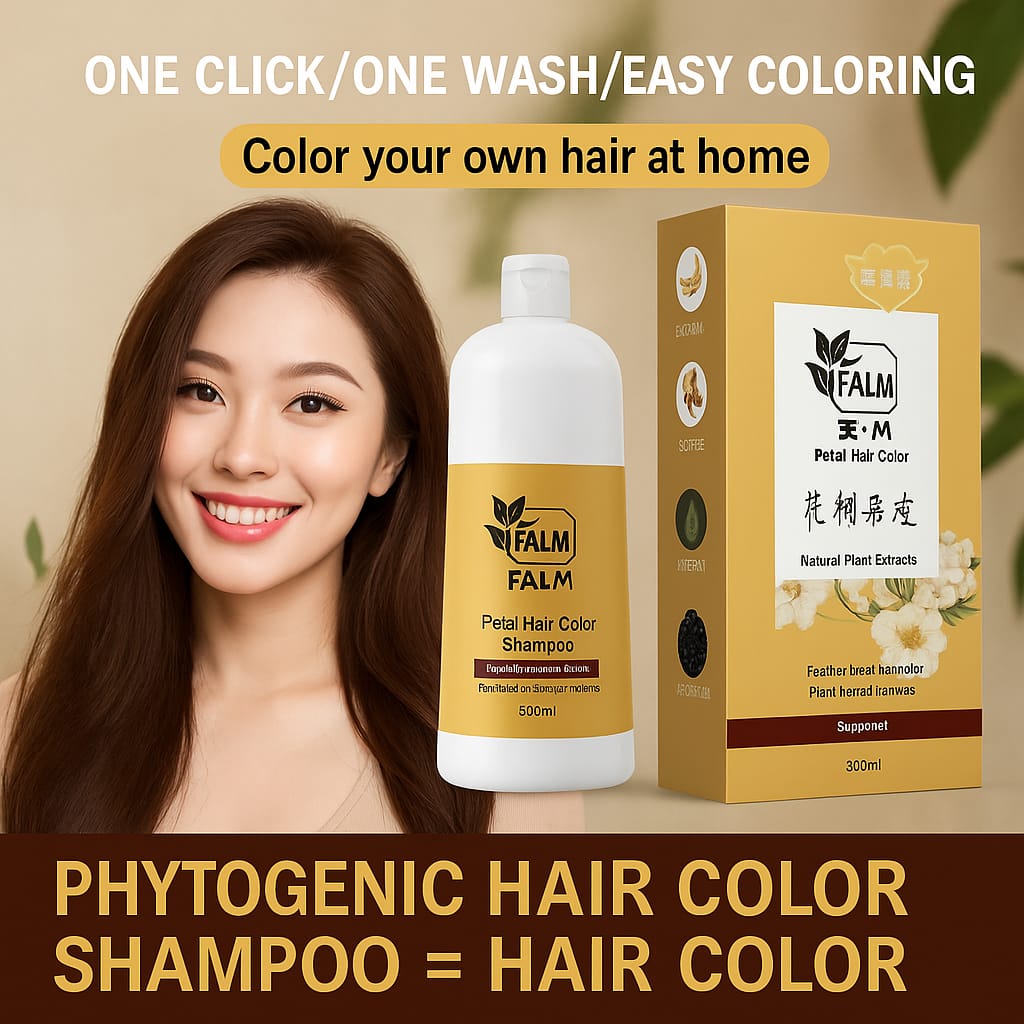 2025 Japanese Petal Rose Hair Dye Shampoo