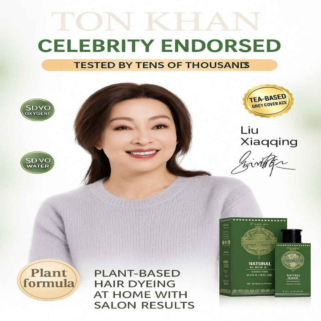 Korean 3 in 1 🌸Herbal hair dye shampoo🧴✨