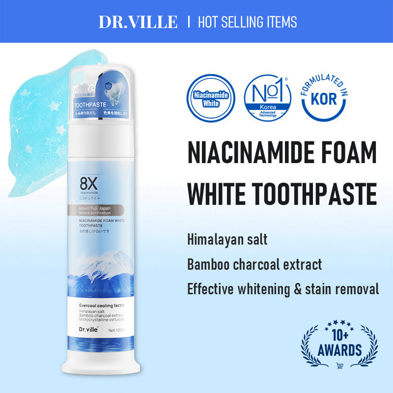 Dr.ville Niacinamide Toothpaste Removal Yellow Stains ( BUY 1 GET 1 FREE )