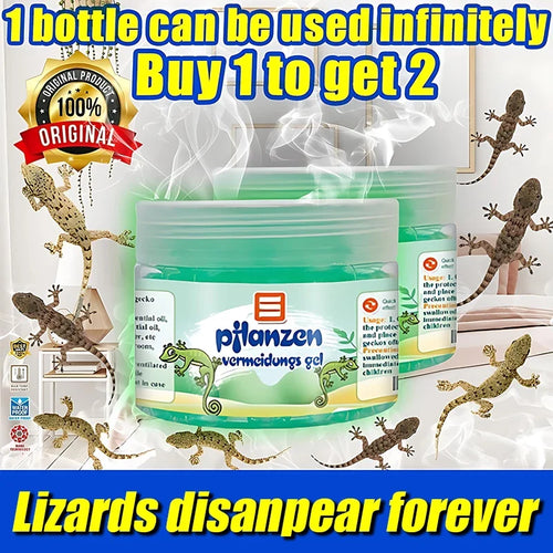 EcoLizardRepel - Plant-Powered Lizard Repellent Water Gel 🦎🌿