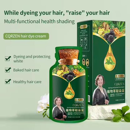 Korean Imported Bubble Plant Extract Hair Dye No Scalp Stain