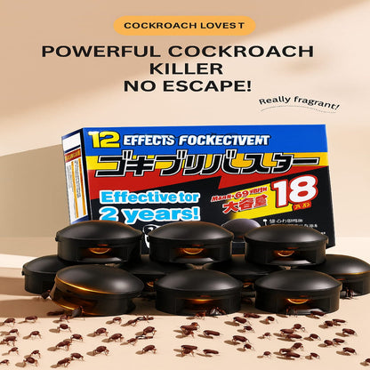 🌿100% Plant Based Japan Combat Roach Killing Bait station 12 Pcs