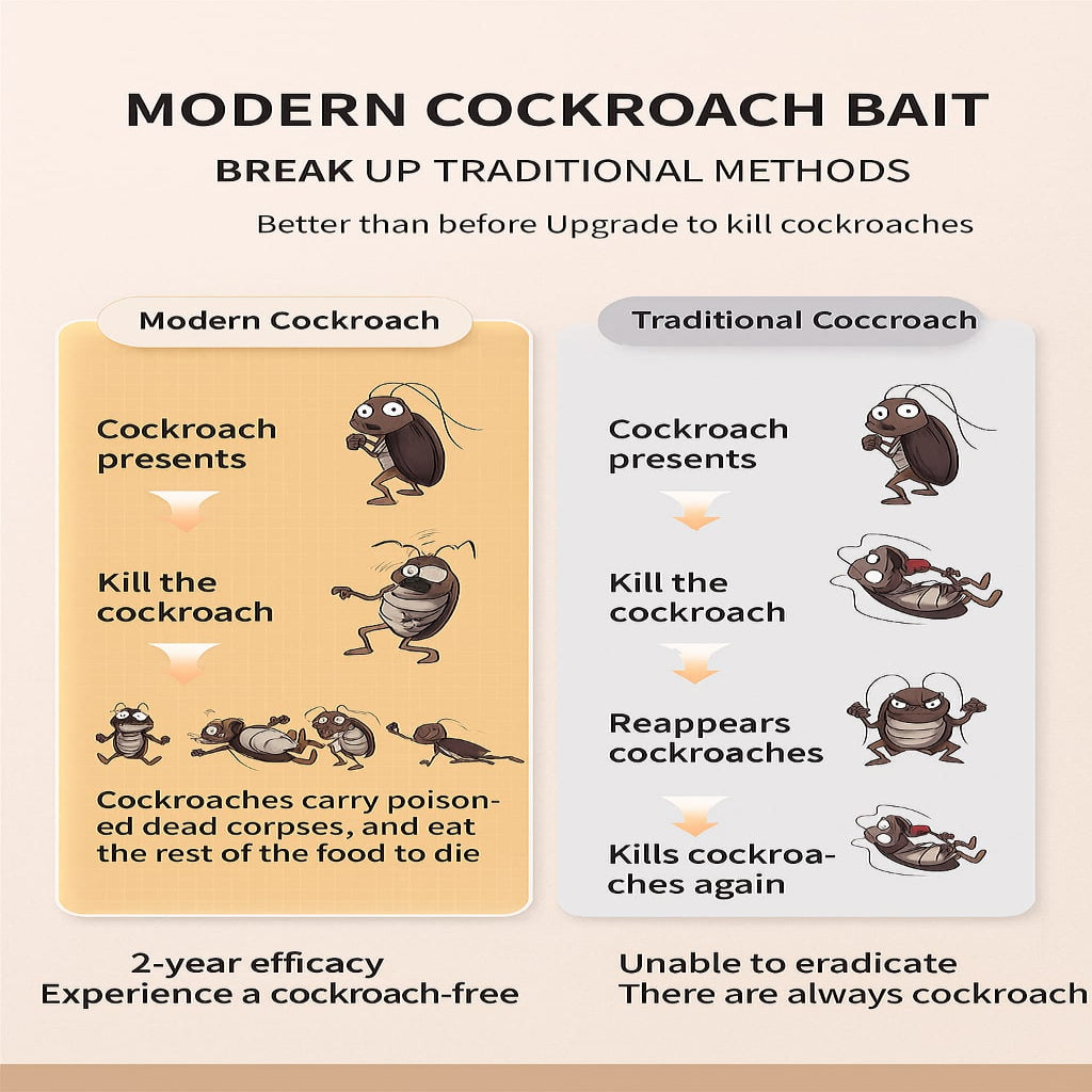 🌿100% Plant Based Japan Combat Roach Killing Bait station 12 Pcs