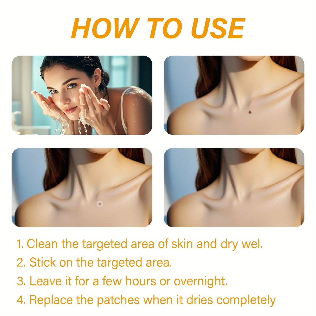 Skin care one step patches