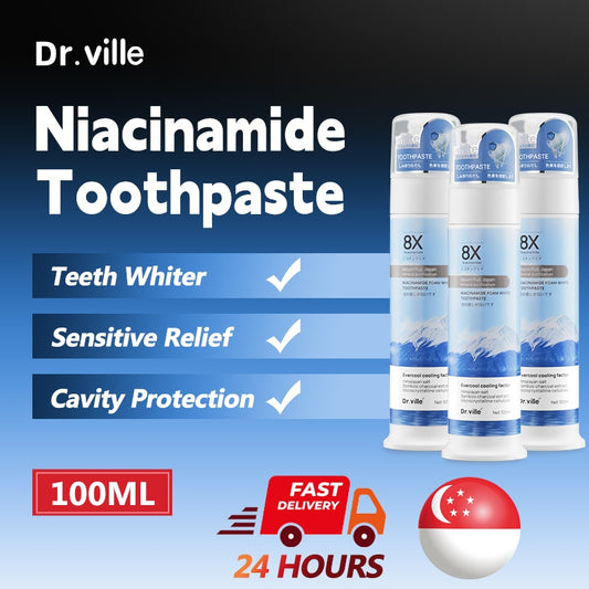Dr.ville Niacinamide Toothpaste Removal Yellow Stains ( BUY 1 GET 1 FREE )