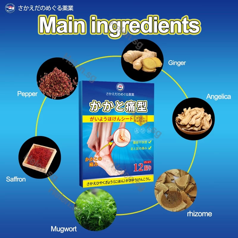 Japan Heel Pain Relief Patch ( BUY 1 GET 1 FREE )