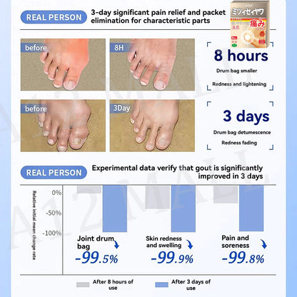 Japan Gout Medicine Patch pack of 12 pcs ( BUY 1 GET 1 FREE )